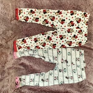 Disney Minnie Mouse Polka Dot and Stripe Pajama Pants